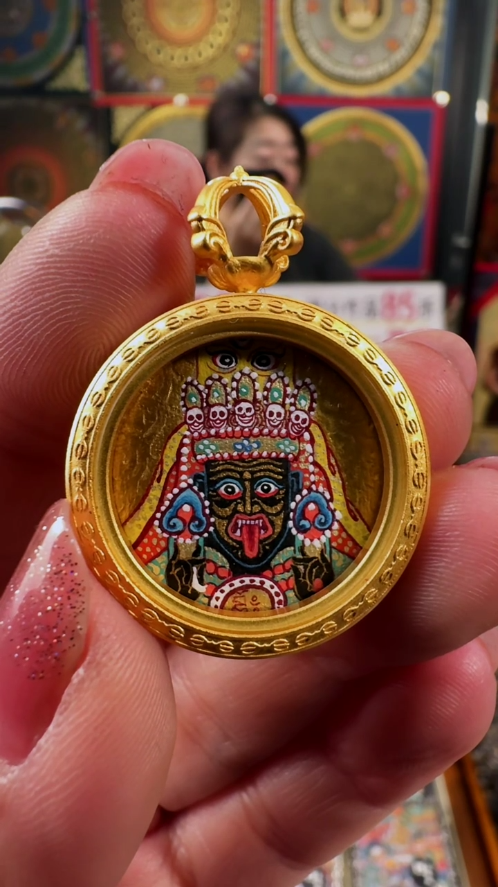 【闪购商品】吊坠壹善缘城手绘唐卡新春大促扎基