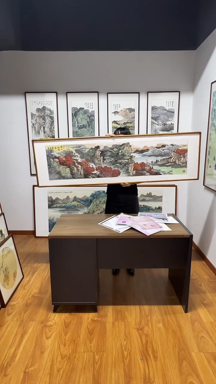 国画张现军 160*45 鸿运当头