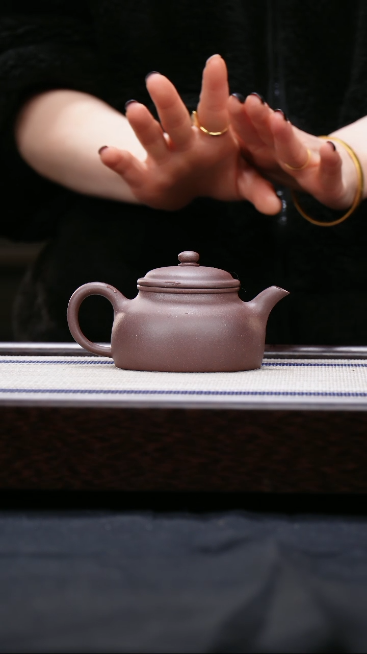 【闪购商品】紫砂茶壶低槽青  怀隐壶 