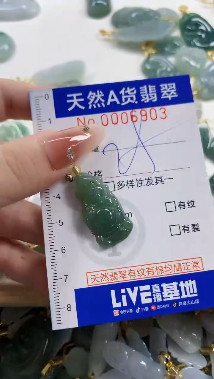 颈饰未镶嵌翡翠天然A货翡翠