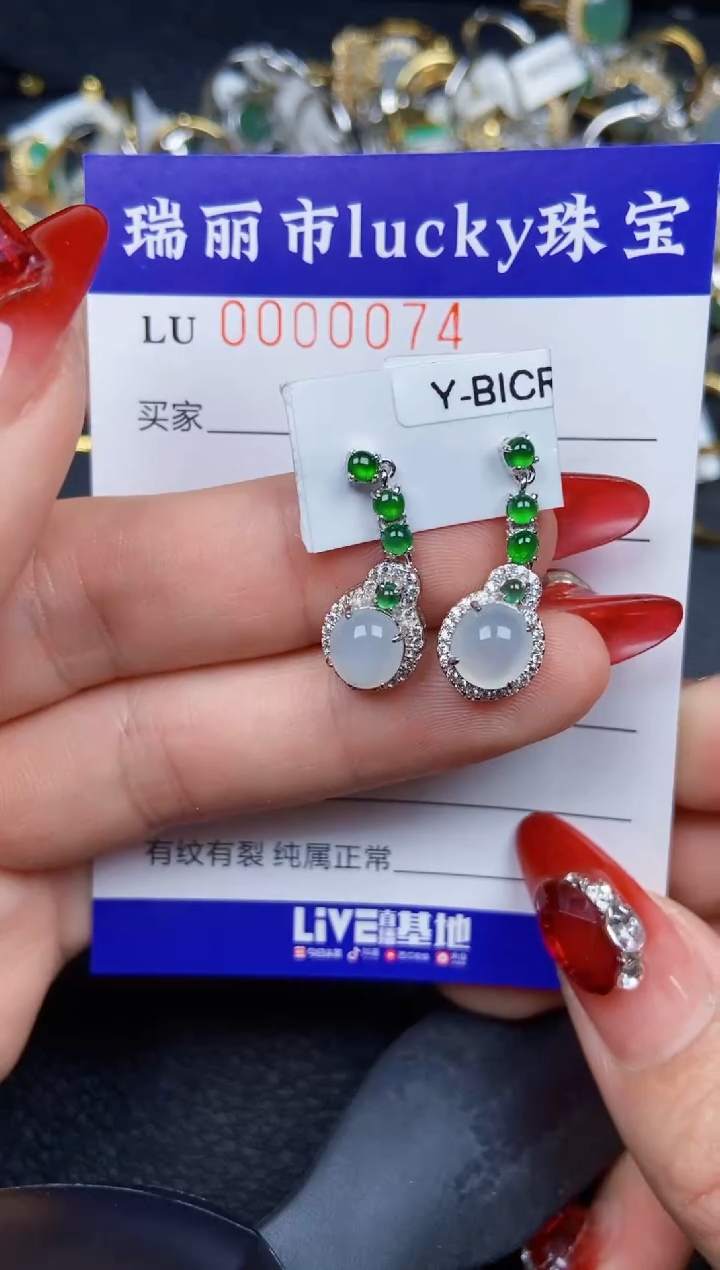 【闪购商品】翡翠颈饰银S925镶嵌0074