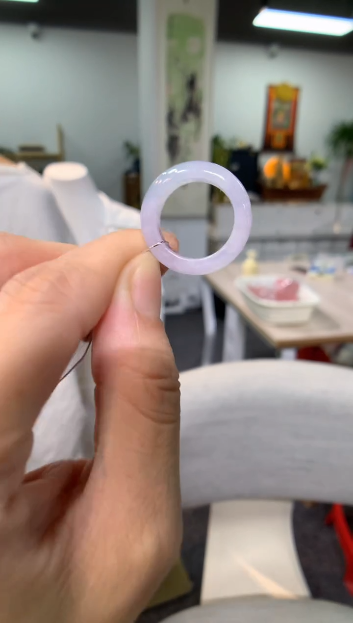 未镶嵌戒圈翡翠曦**子戒圈#12