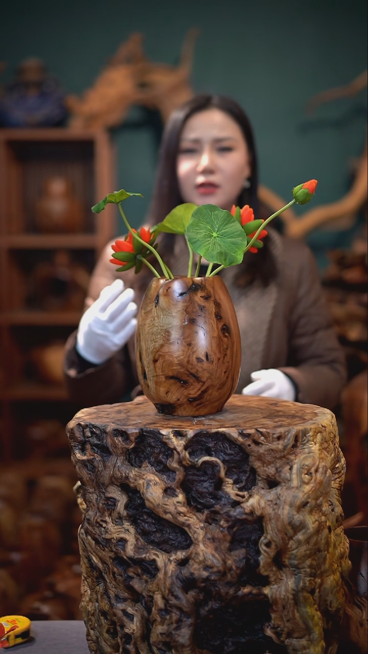 【闪购商品】枣木雷击枣木鸡心罐
