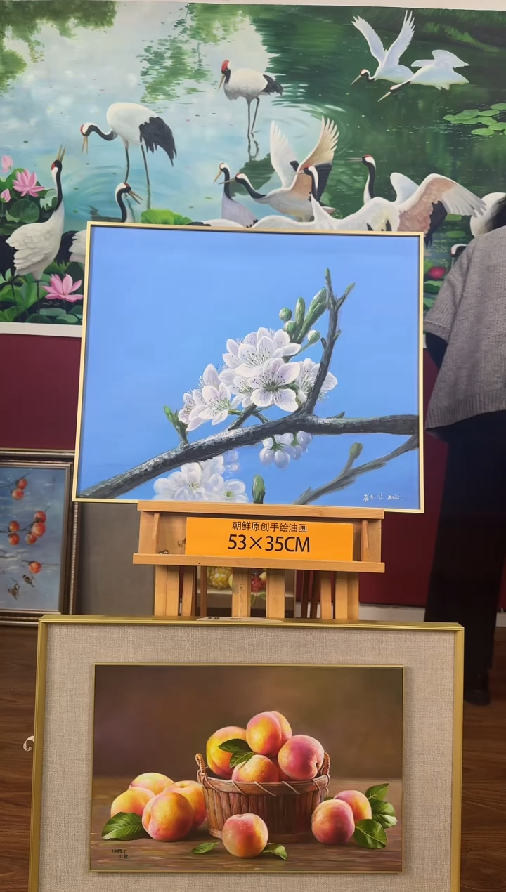 油画【256号】约53*35cm丨朝鲜原创纯手绘孤品油画丨顺丰包邮