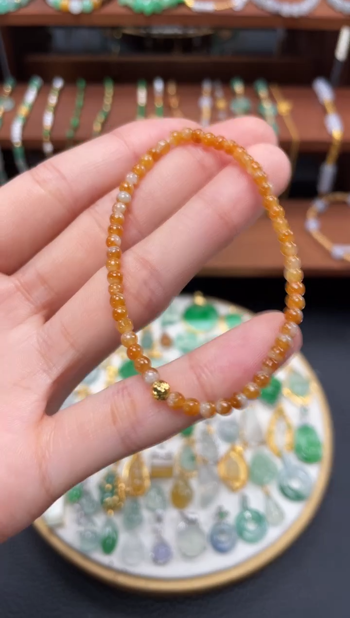 【闪购商品】翡翠套链未镶嵌一个   JK613