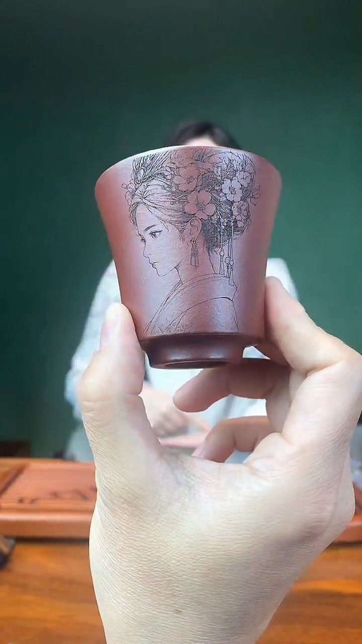 【闪购商品】紫砂茶壶见升茶器  美人杯