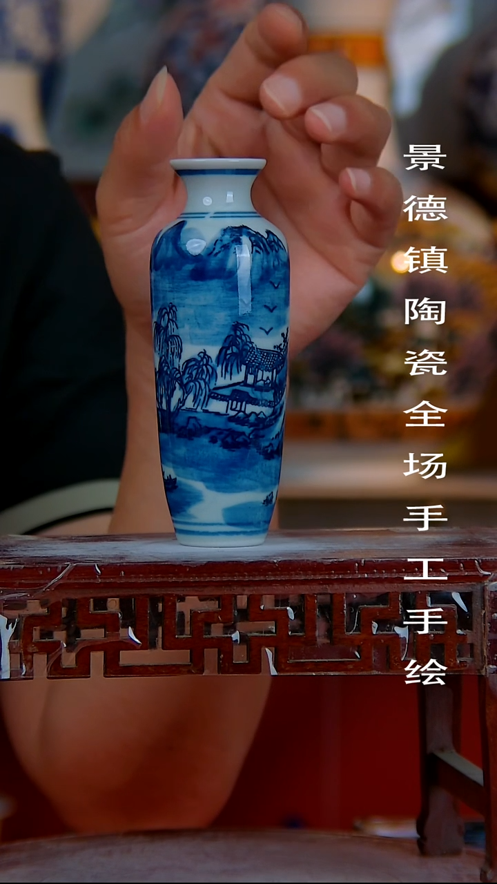 摆件景德镇陶瓷 全场手工手绘