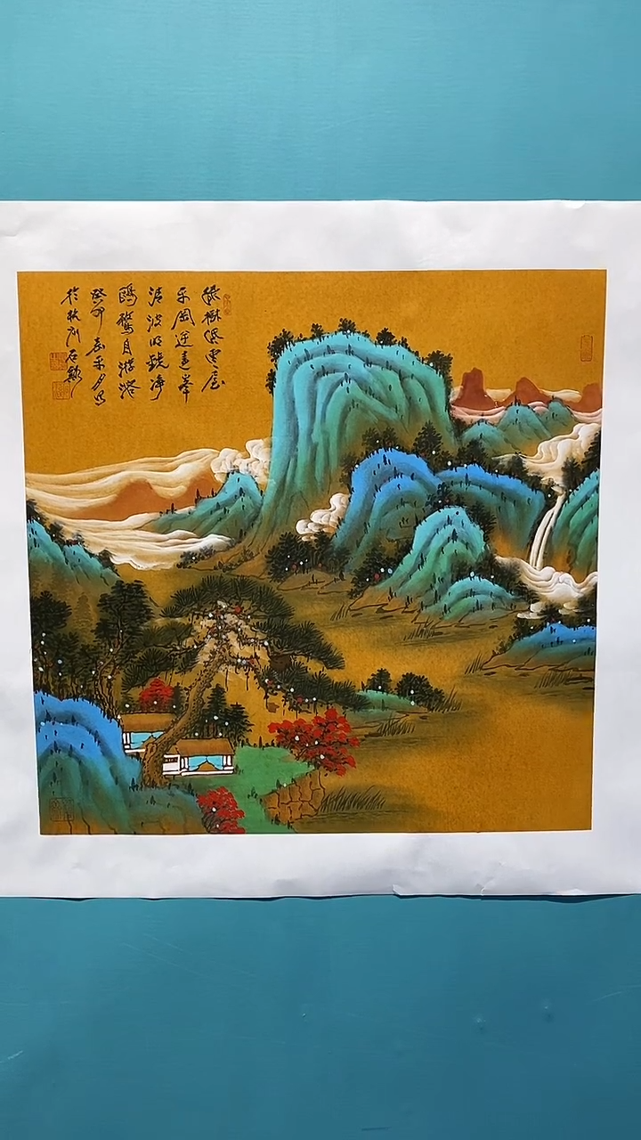 国画画都展厅明德老师国画作品13