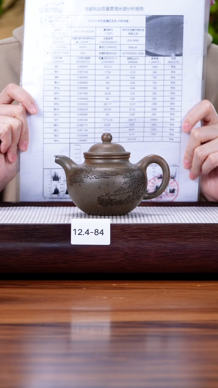 茶壶紫砂组****目12.4-84 黄金段 还原烧 掇球240