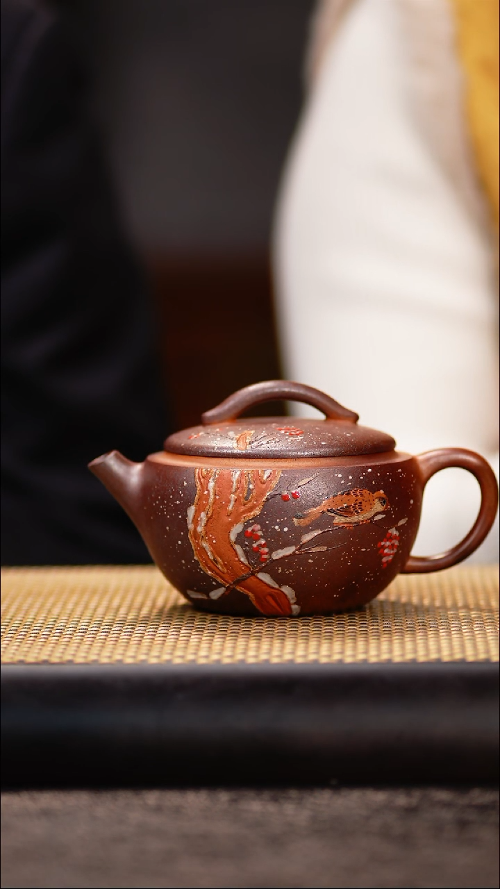 YHY60沉香段柴烧 大蕴汉瓦（花鸟）