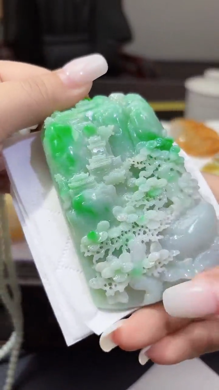 未镶嵌定制翡翠 09/1128/C/山水