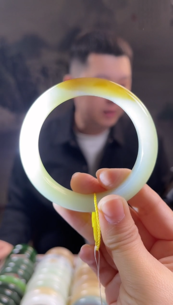 未镶嵌手镯和田玉56-57圈口2885