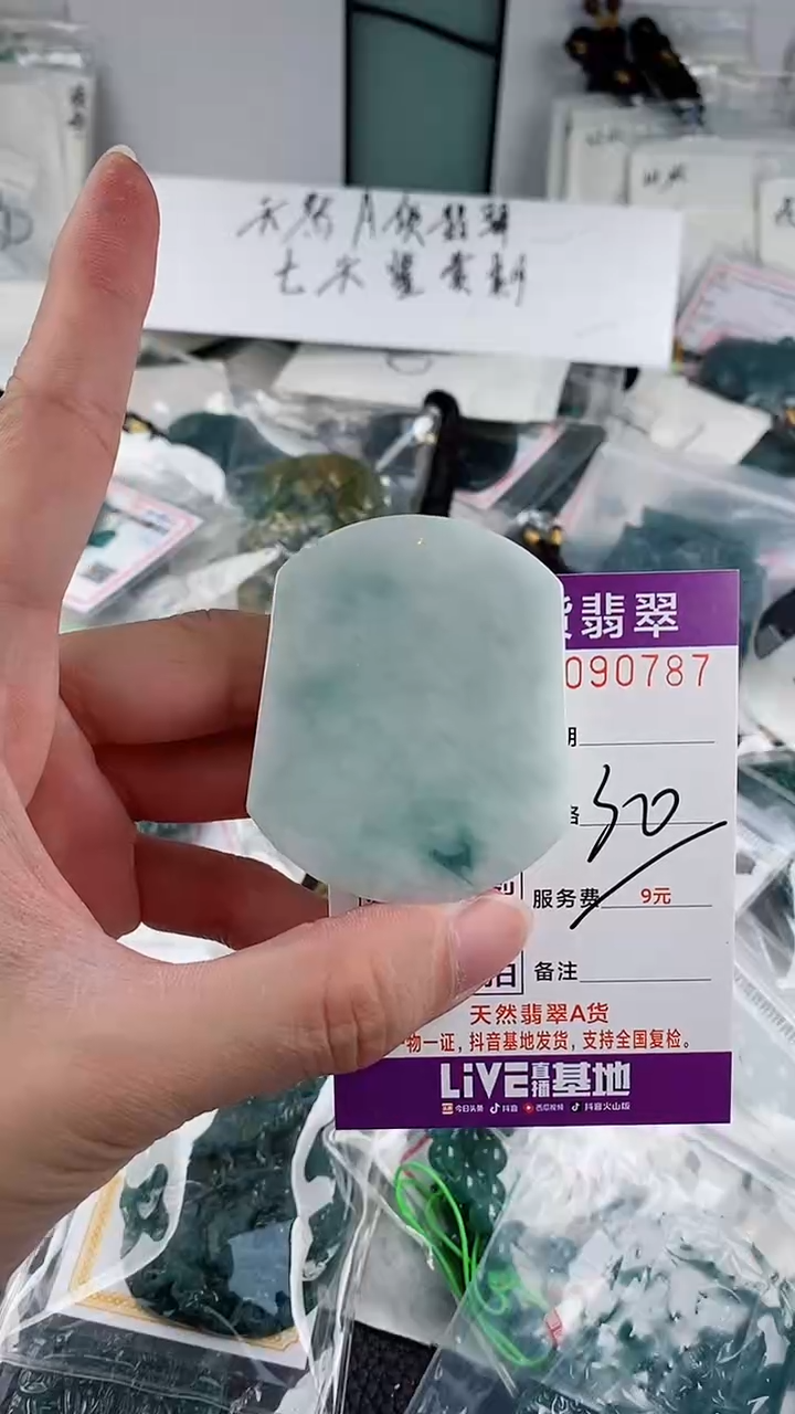 翡翠未镶嵌颈饰