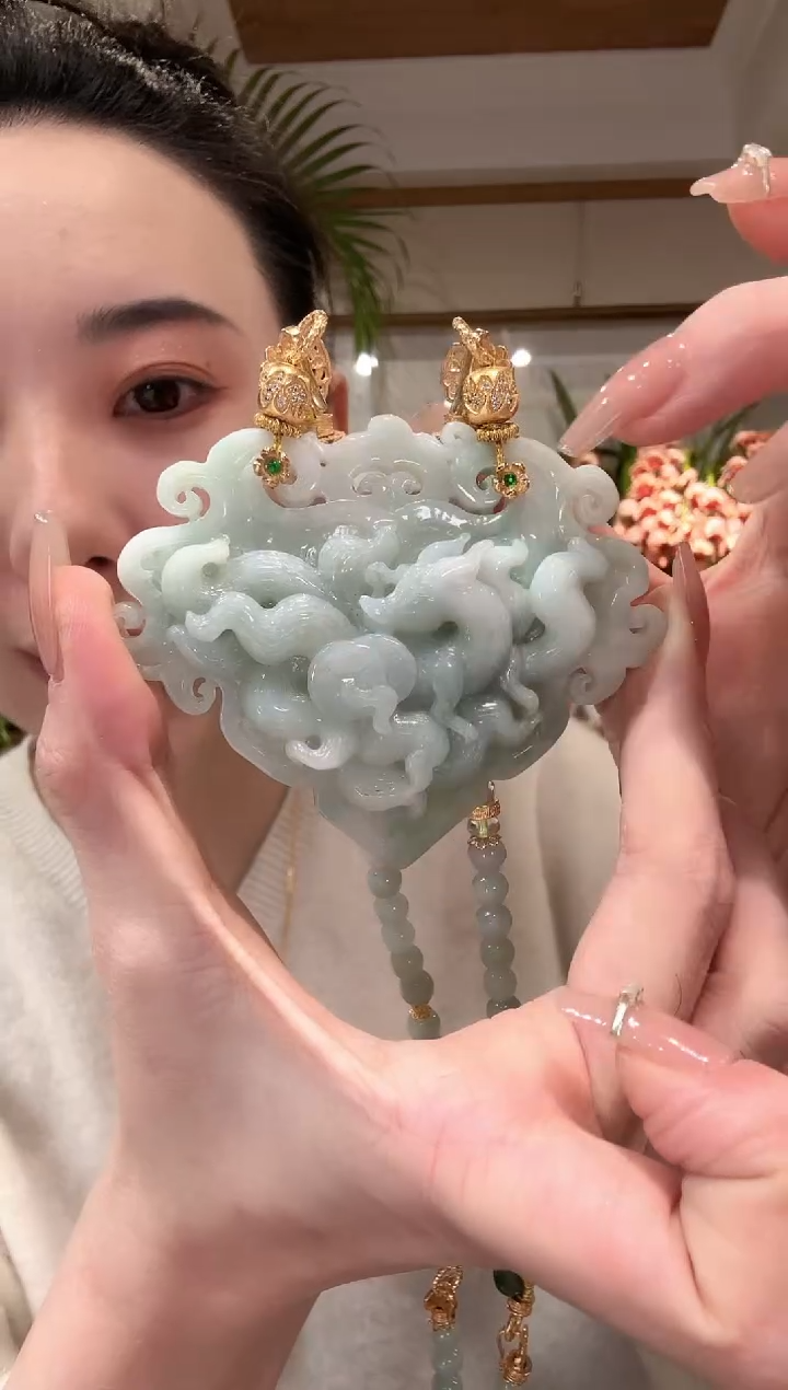 【闪购商品】翡翠颈饰未镶嵌国风