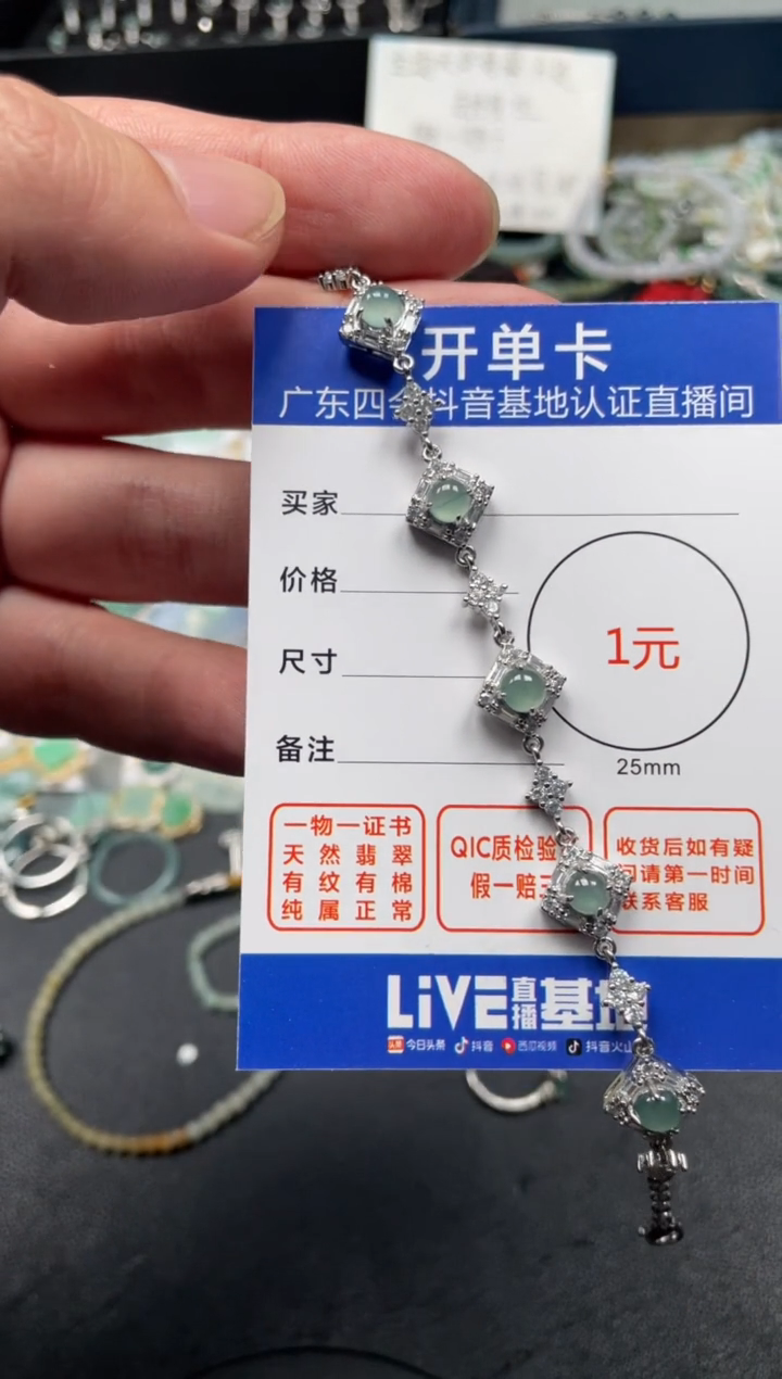【闪购商品】翡翠颈饰未镶嵌手链