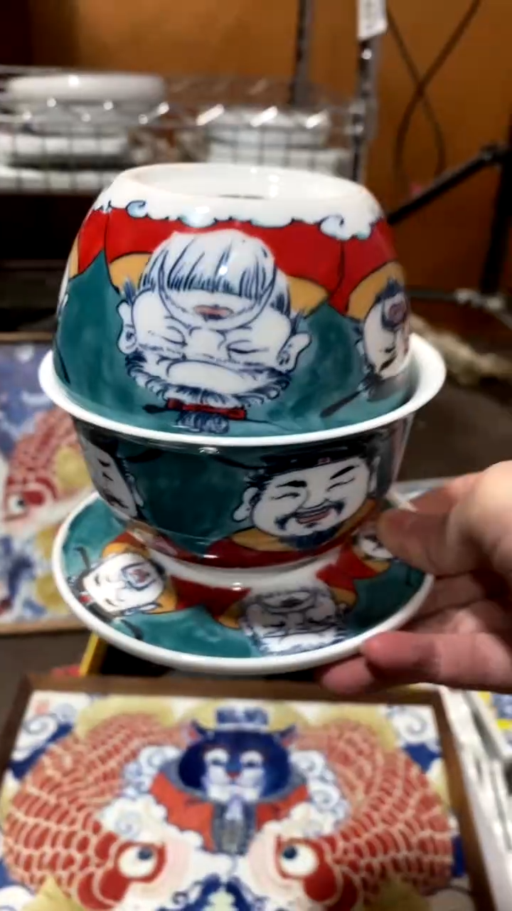 【闪购商品】福禄寿喜财三才（微瑕福利）景德镇昨明陶瓷