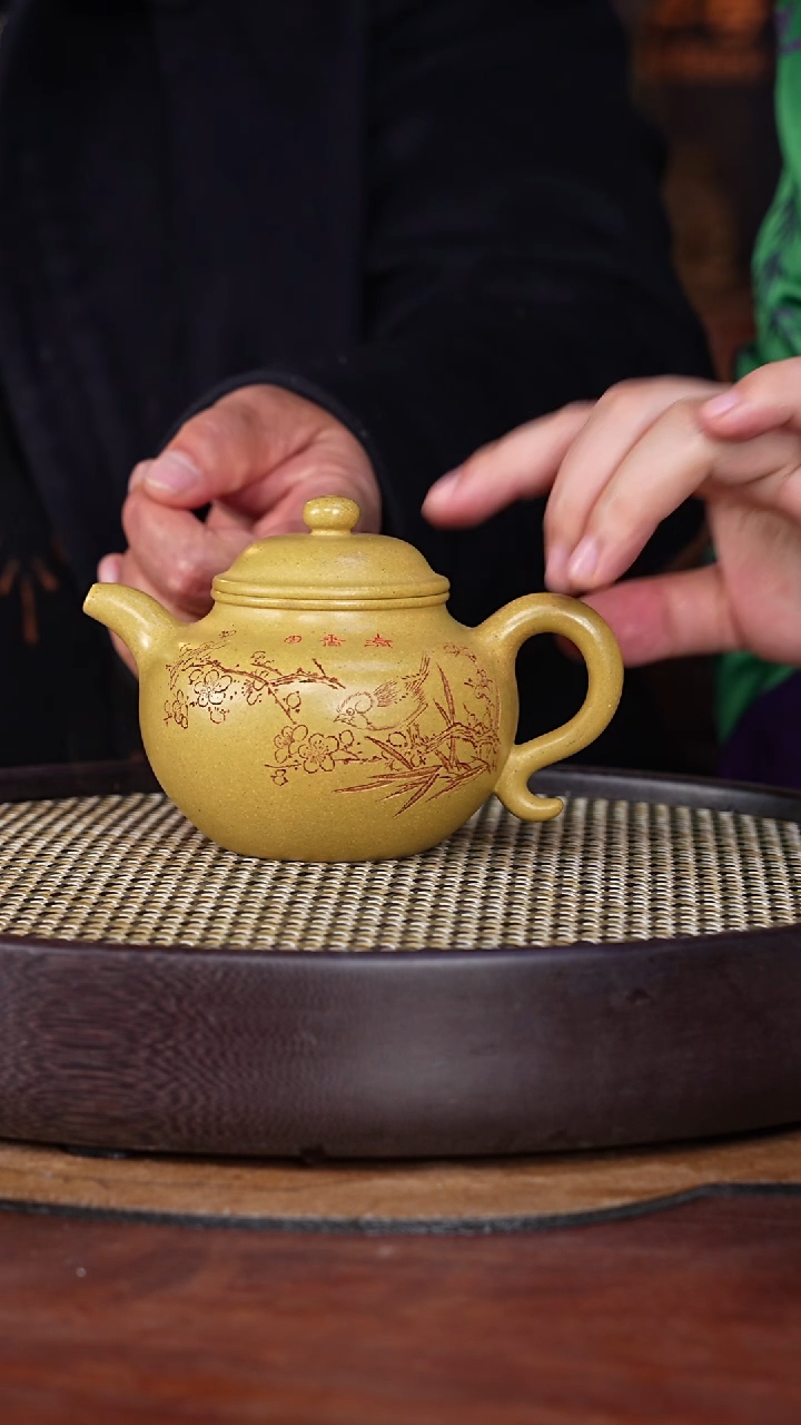 【闪购商品】紫砂茶壶万兆元13-32黄金段莲子