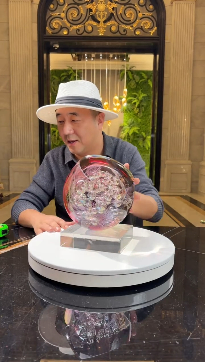 【闪购商品】茶宠AJ05395繁花+14*16透底座