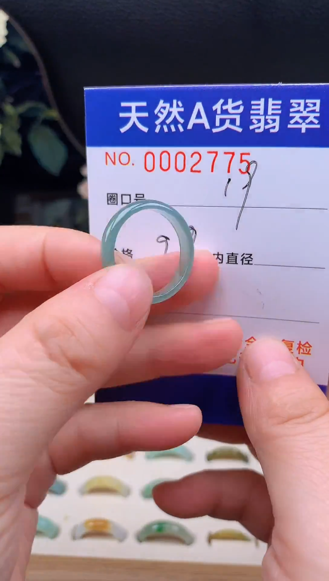 未镶嵌戒指翡翠19#