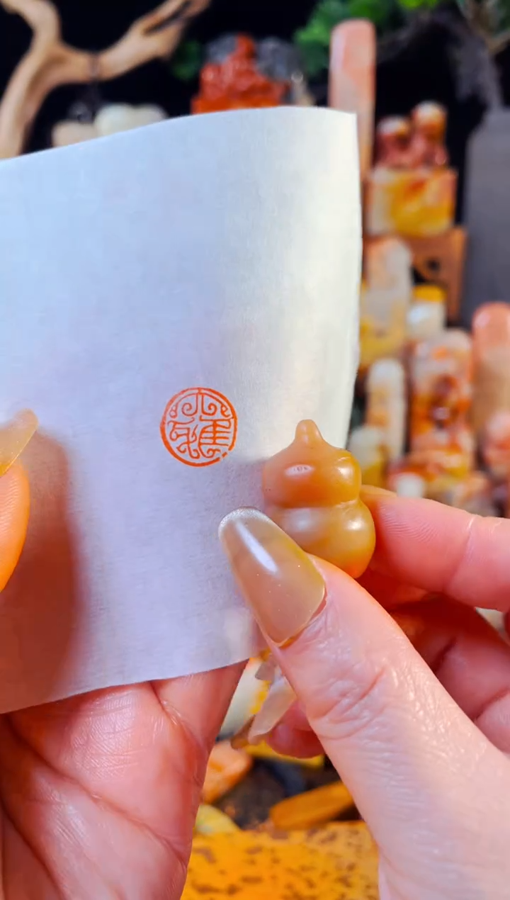 【闪购商品】老挝石印石手工篆刻《大雅》无绳