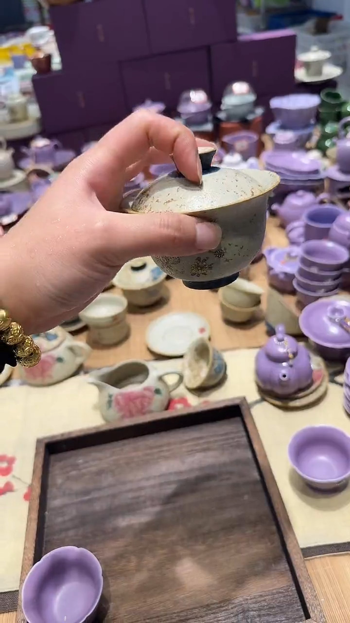 瓷片火石红茶具正品