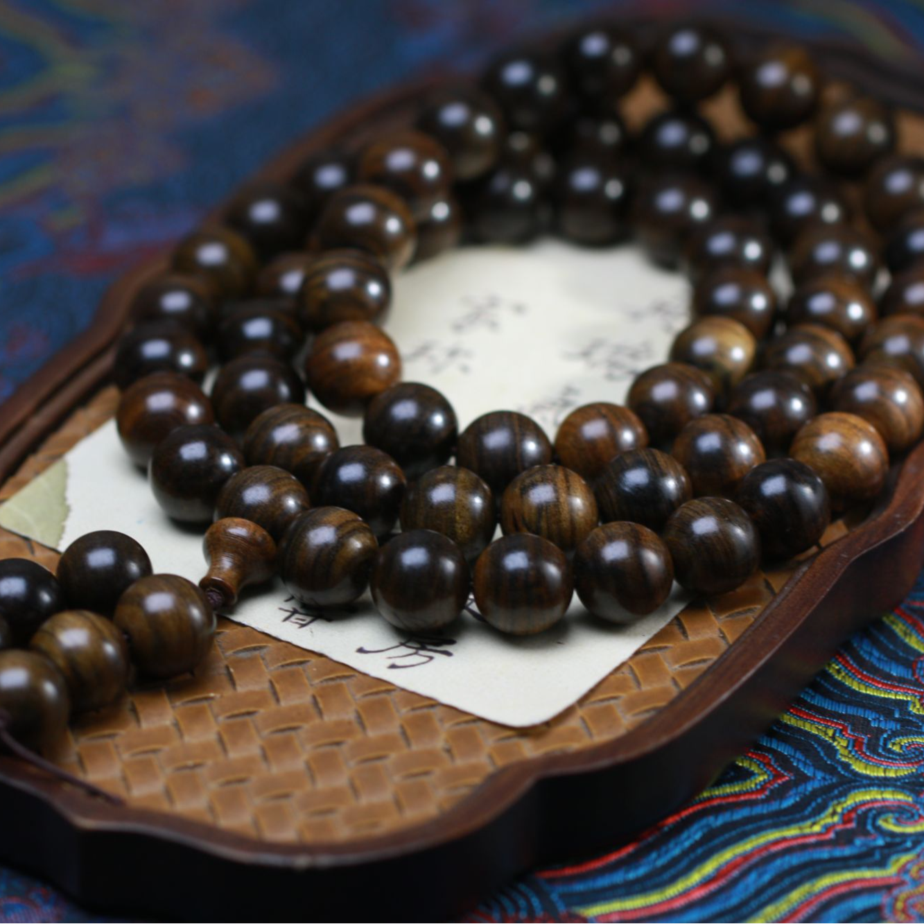 【曹总文玩】15mm文玩沉香木串手链FZ907