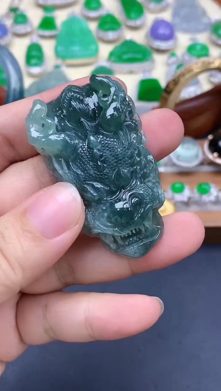 颈饰未镶嵌翡翠228-中国好珍宝