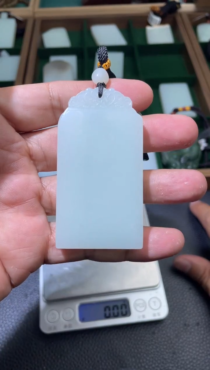 定制和田玉平安牌