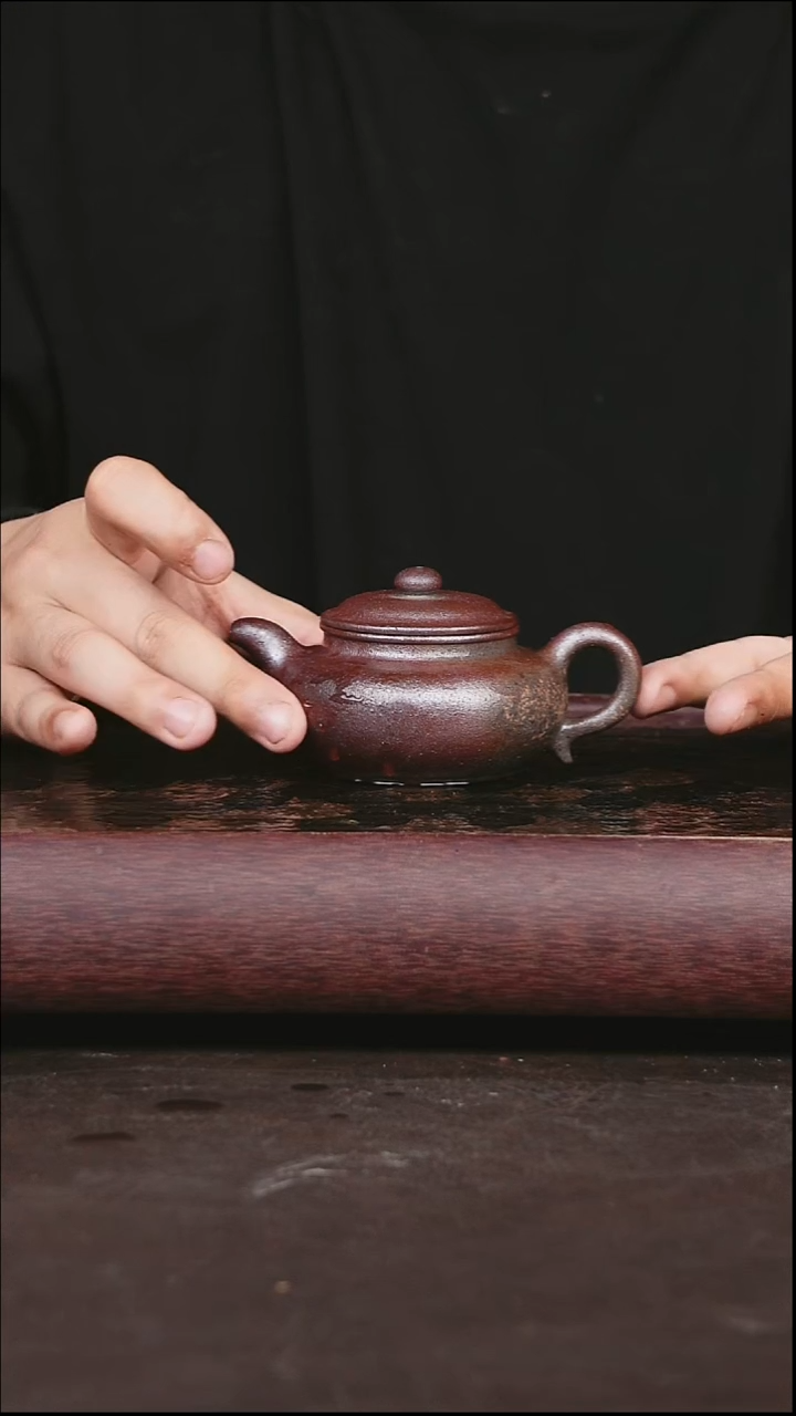 茶壶紫砂柴烧 壶