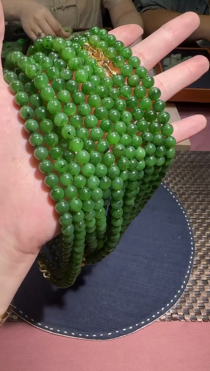 和田玉未镶嵌项链【钰807】14 7023 多样性发其一