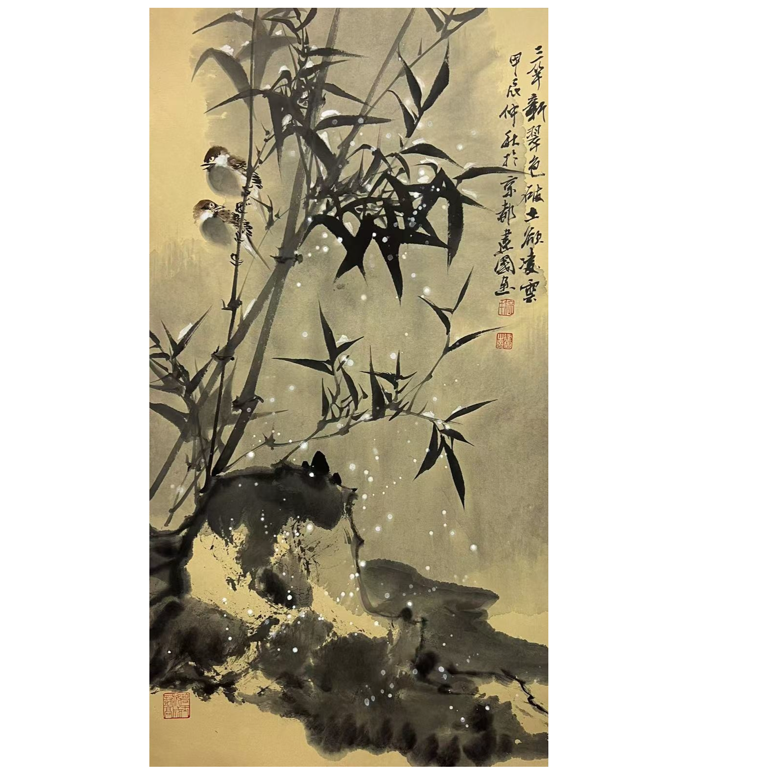 施老师写意花鸟国画作品