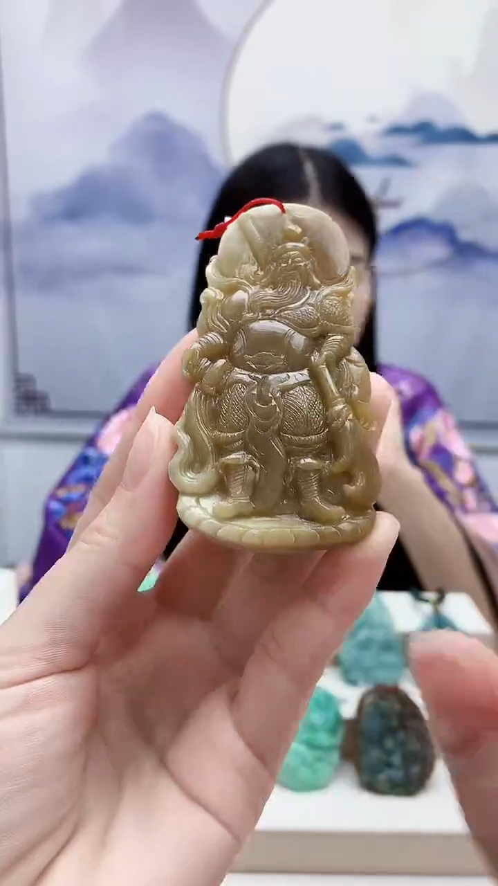 未镶嵌定制翡翠4812ry-毛货挂件44