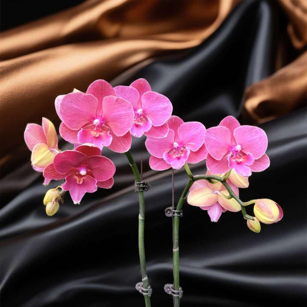 【红酒恋人】蝴蝶兰精品花卉 红色蜡质 花期长 颜色寓意好 3.0寸