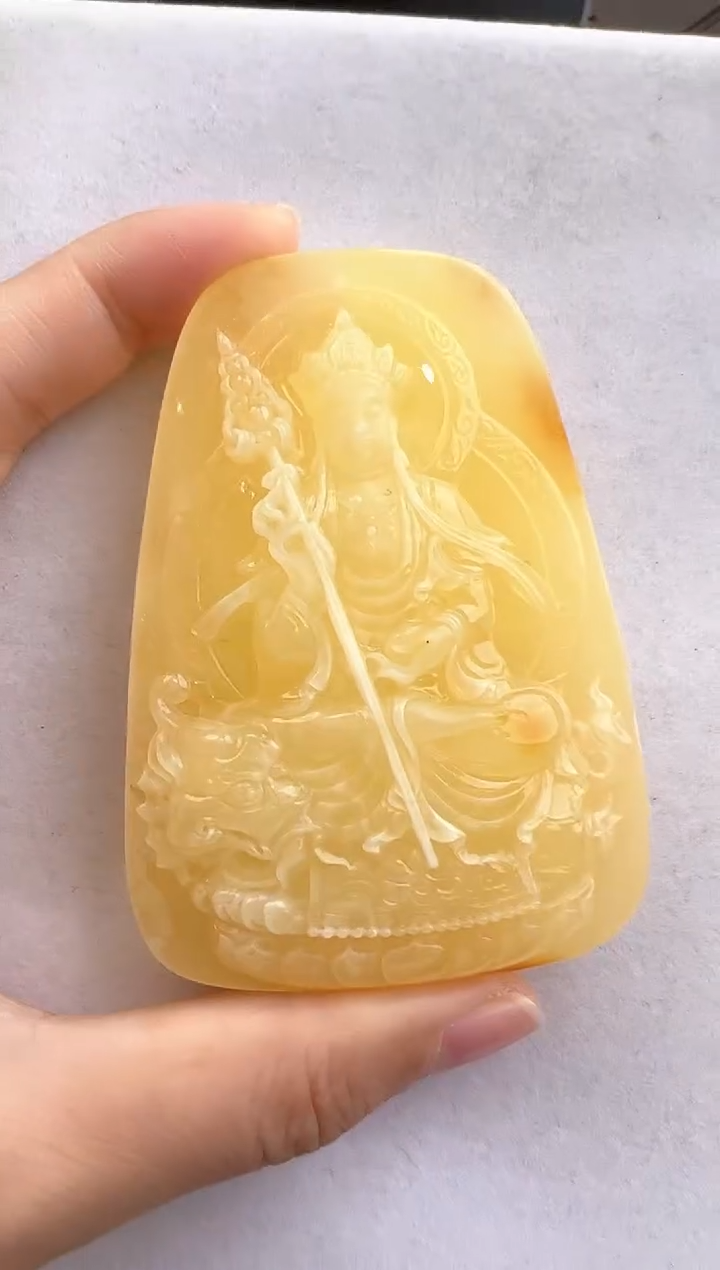 【闪购商品】未镶嵌琥珀裸石10314030-吊坠