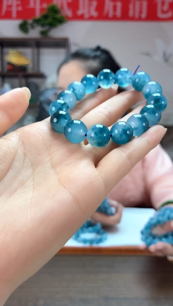 【慧慧珠宝】蓝水手链14+RX1334S