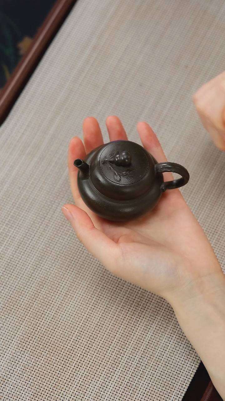 【闪购商品】紫砂茶壶季畅园 天青泥 福禄 