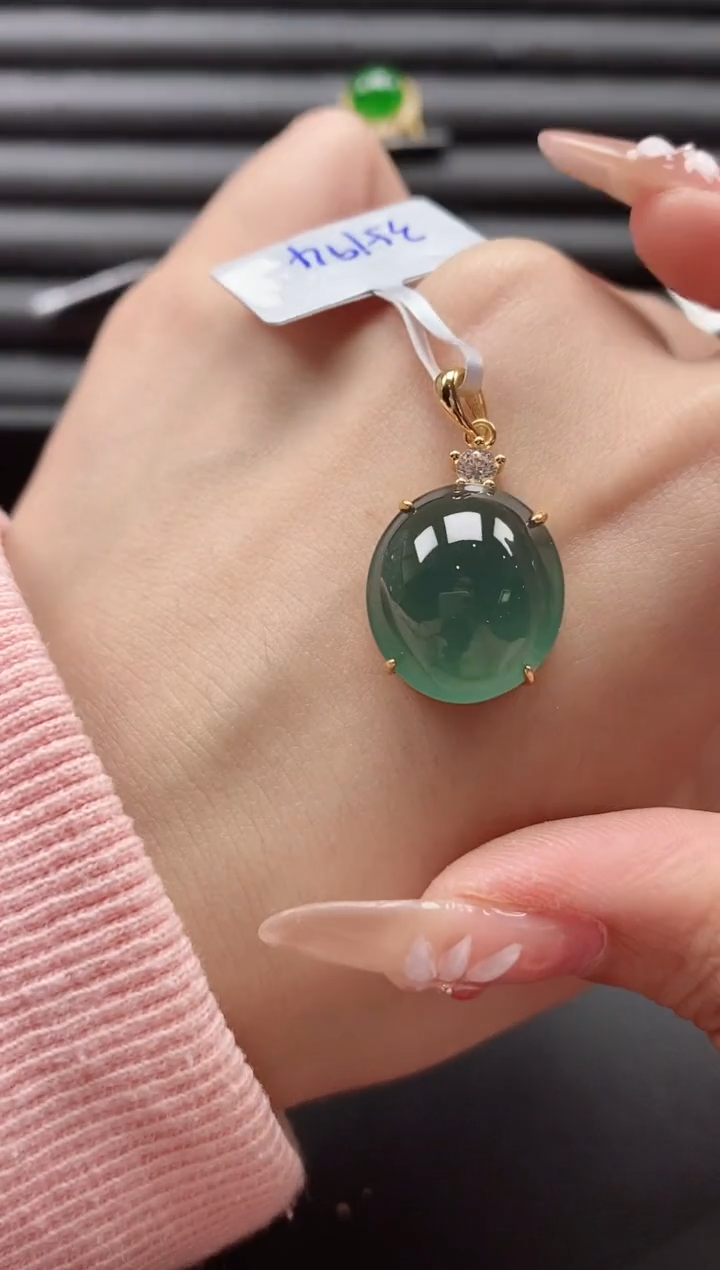 【闪购商品】翡翠戒指银S925镶嵌51151