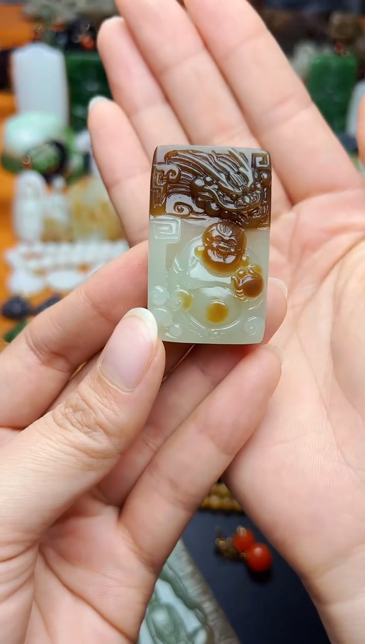 【闪购商品】和田玉颈饰未镶嵌望子成龙