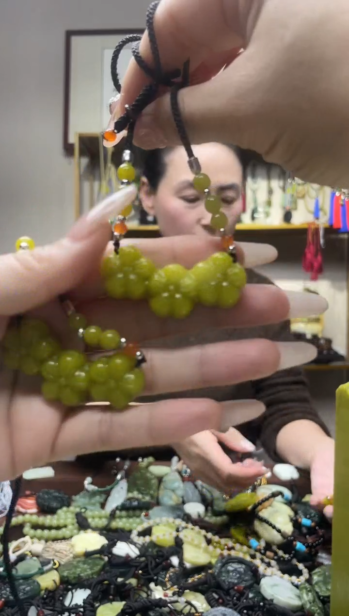 未镶嵌岫玉吊坠多样性发货拍一发一