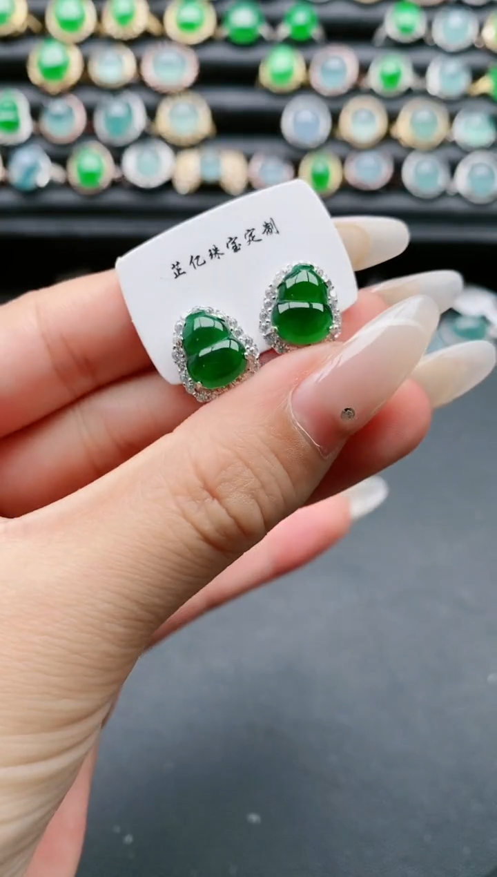 【闪购商品】翡翠戒指银S925镶嵌11111111