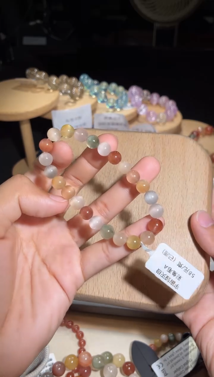 未镶嵌手链水晶196号多样性发一X 7+