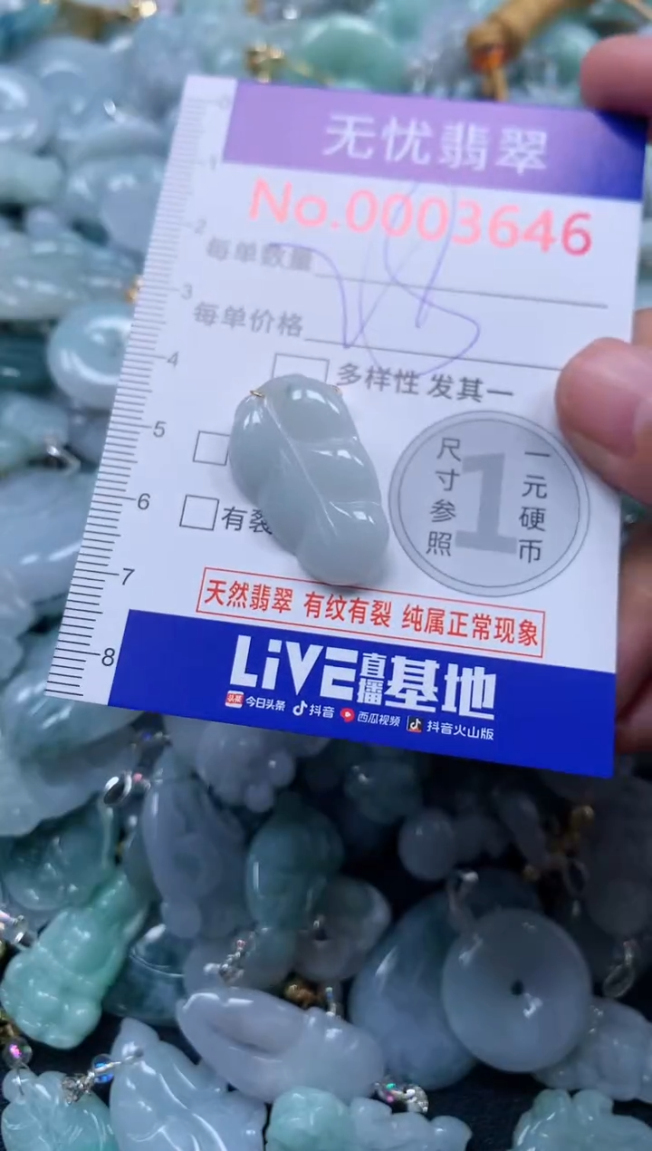 颈饰未镶嵌翡翠3646