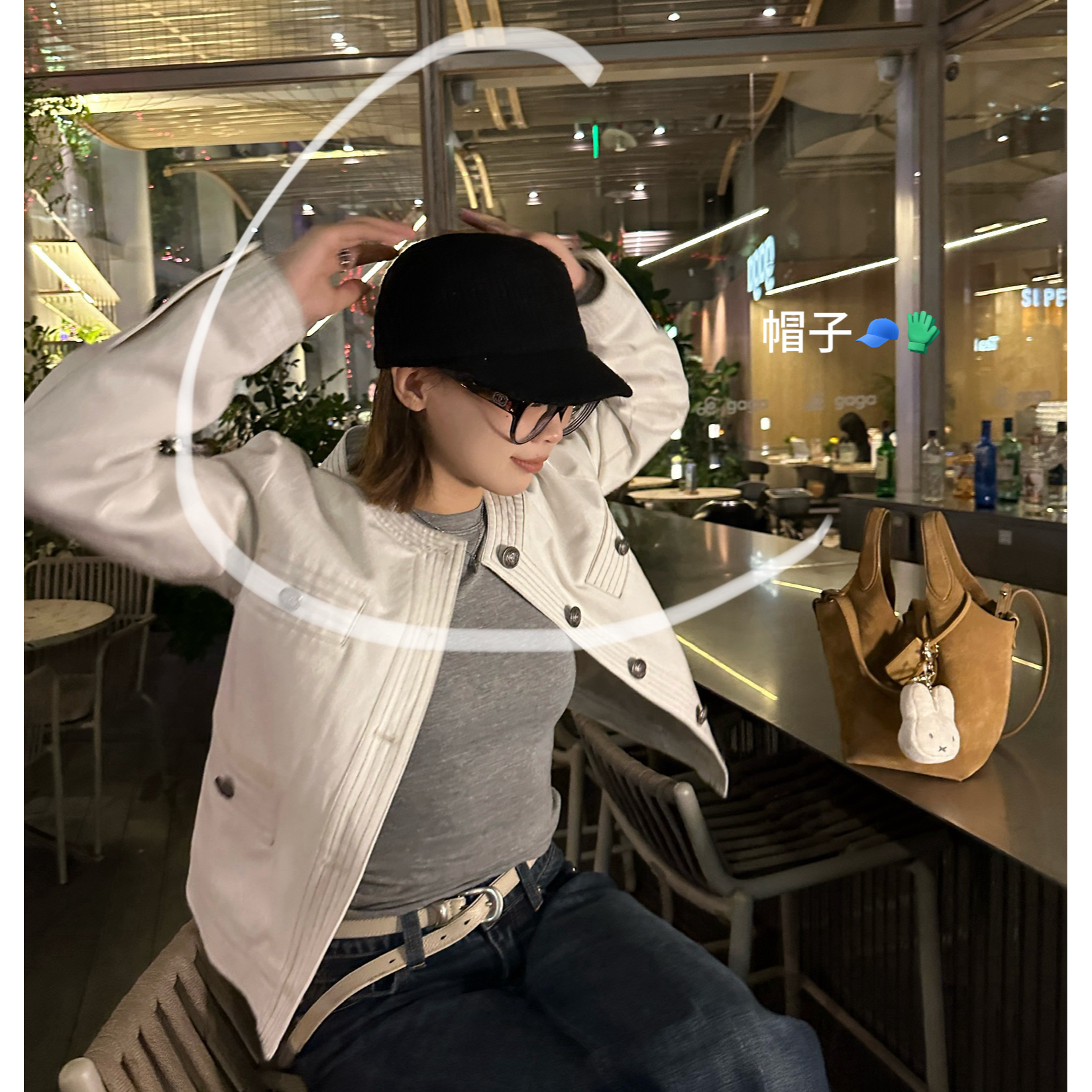 Our2【针织马术帽】小众搭配设计款针织冷帽【针织帽-001】