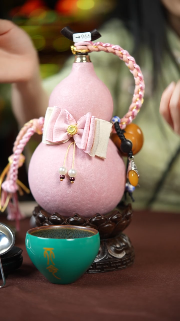 【闪购商品】966号500ml左右的非遗漆器酒葫芦