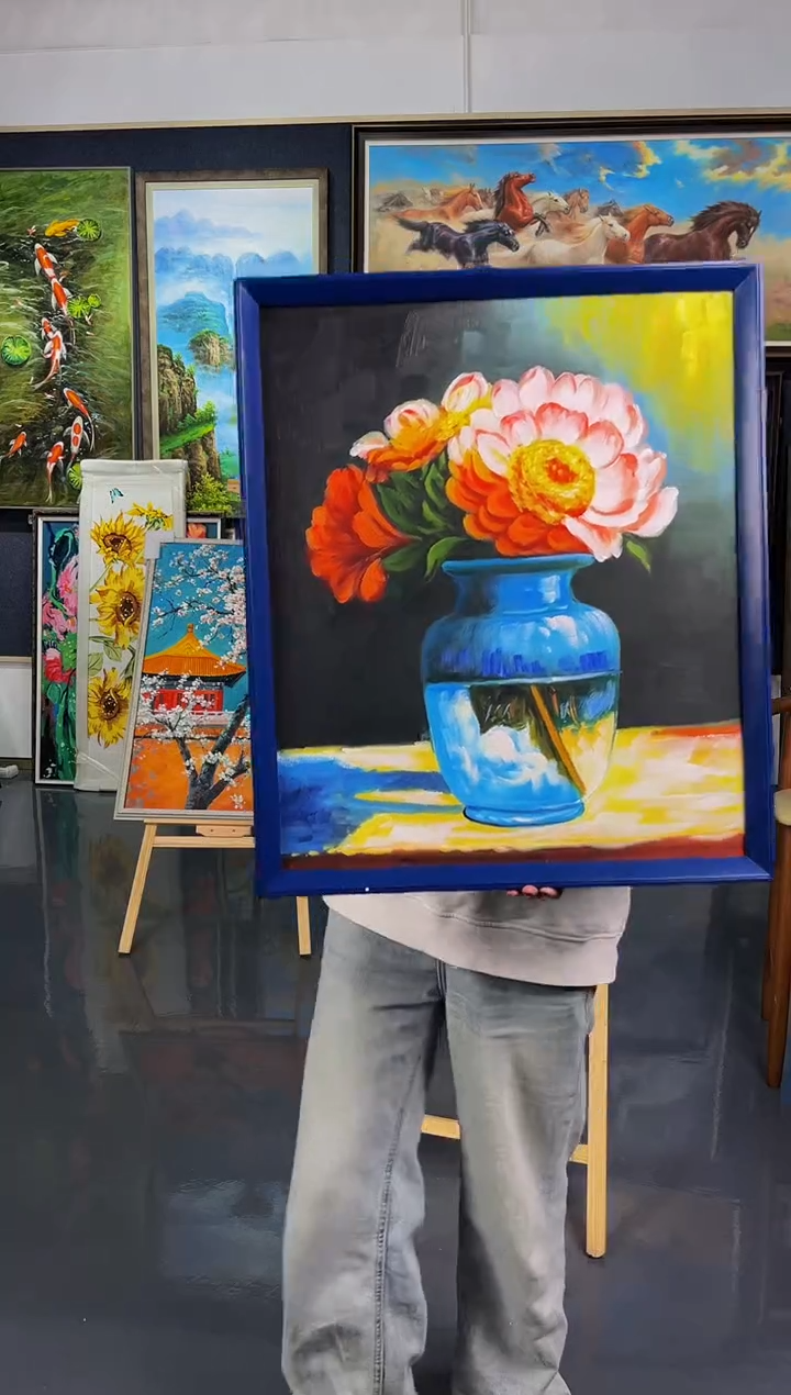 【闪购商品】油画95号 50*60花卉-手绘油画