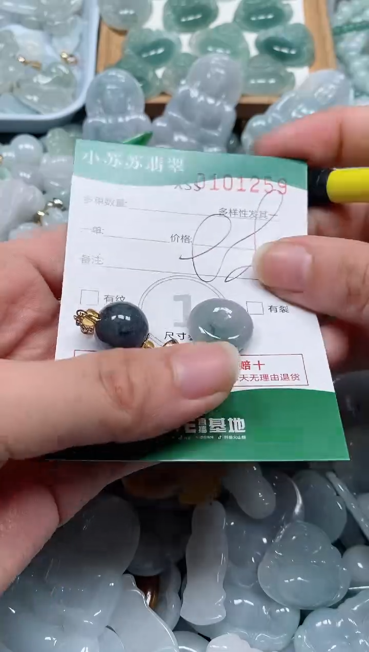 【闪购商品】翡翠颈饰未镶嵌闪购商品0101259