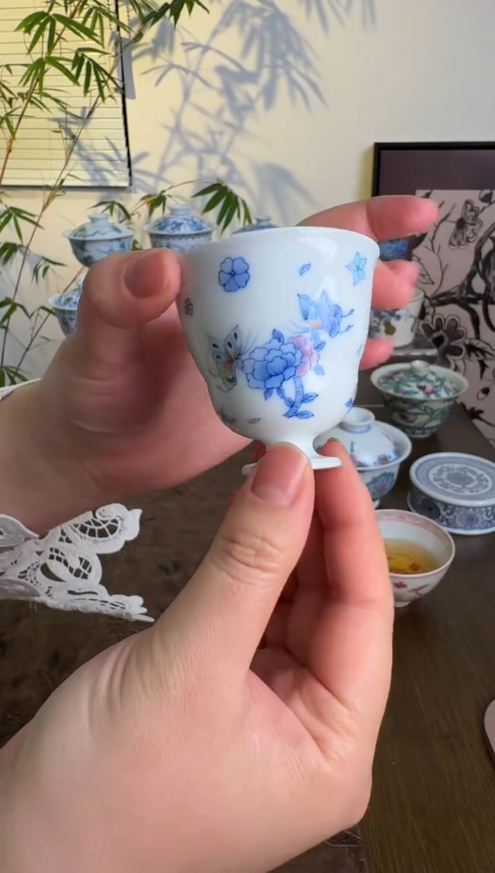 【闪购商品】景德镇斗彩手绘茶杯