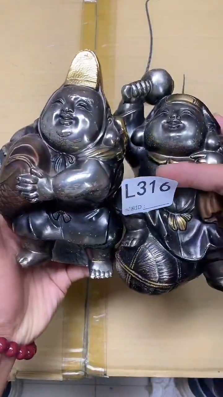 瓷片L316默认微瑕，谨慎参拍 大黑天一对