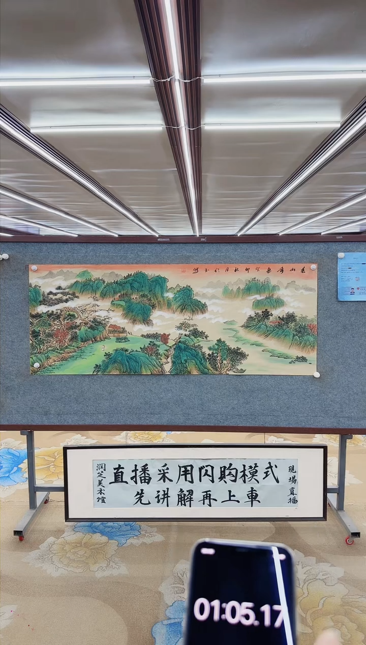 【闪购商品】绘画M张伦玉-六尺-山水国画