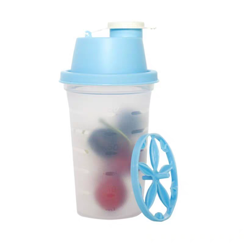 特百惠 300ML至680ML奇趣摇摇杯 带刻度带刀架奶昔杯沙拉杯搅拌杯